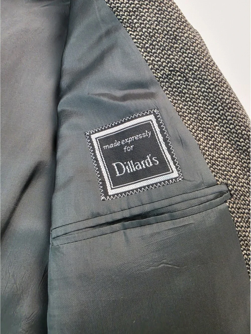 Mani By Giorgio Armani Vintage Pure Wool Gray 3 Pocket Sport Coat Blazer Men 44L
